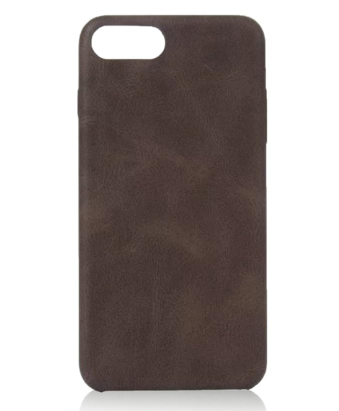 [ Apple iPhone 5/5s, Braun ] Hülle PU-Leder/Leather Case ALCANTARA - Optik/innen samtweich/Ultra slim