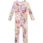 Posh Peanut Convertible Baby Sleepers - Girls Footless Baby Pajamas with 2 Way Zipper for Easy Diaper Changes