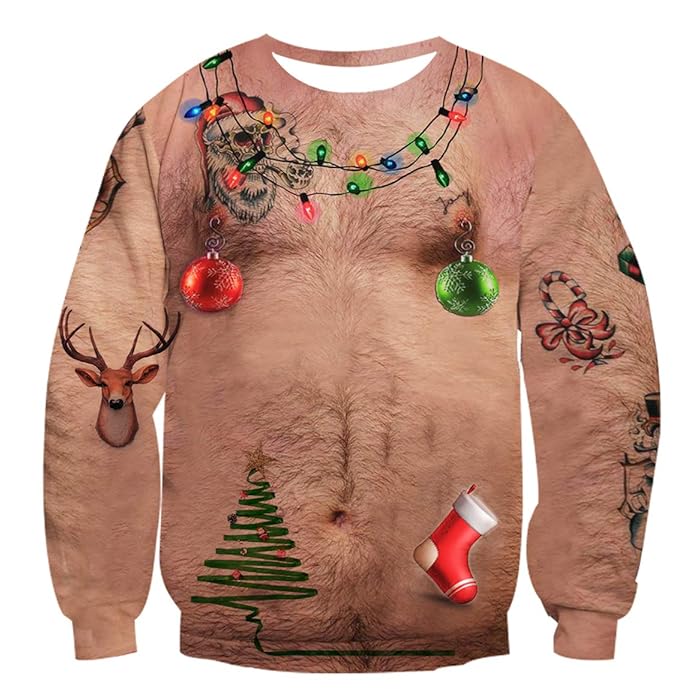 mens christmas sweatshirts