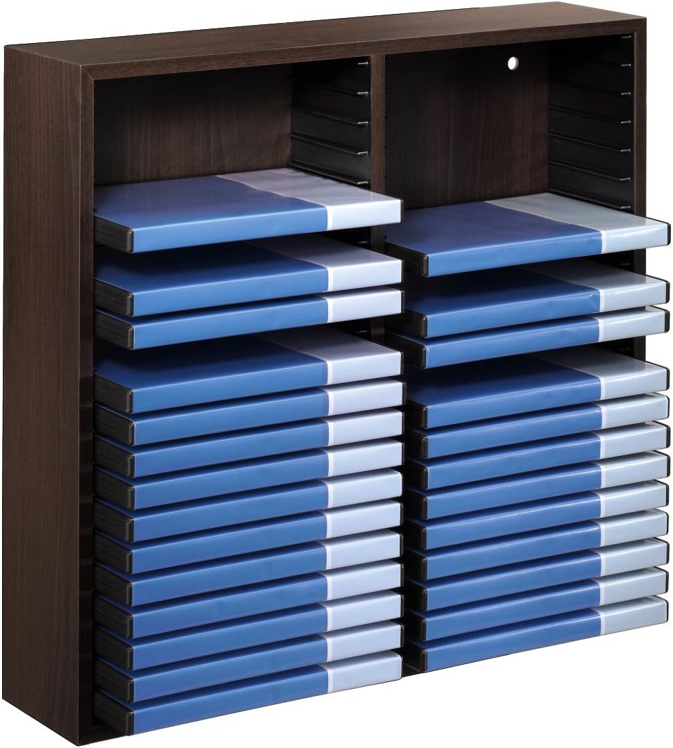 Hama Etagère rangeDVD 40 DVD Expresso (Import Allemagne) Amazon.fr