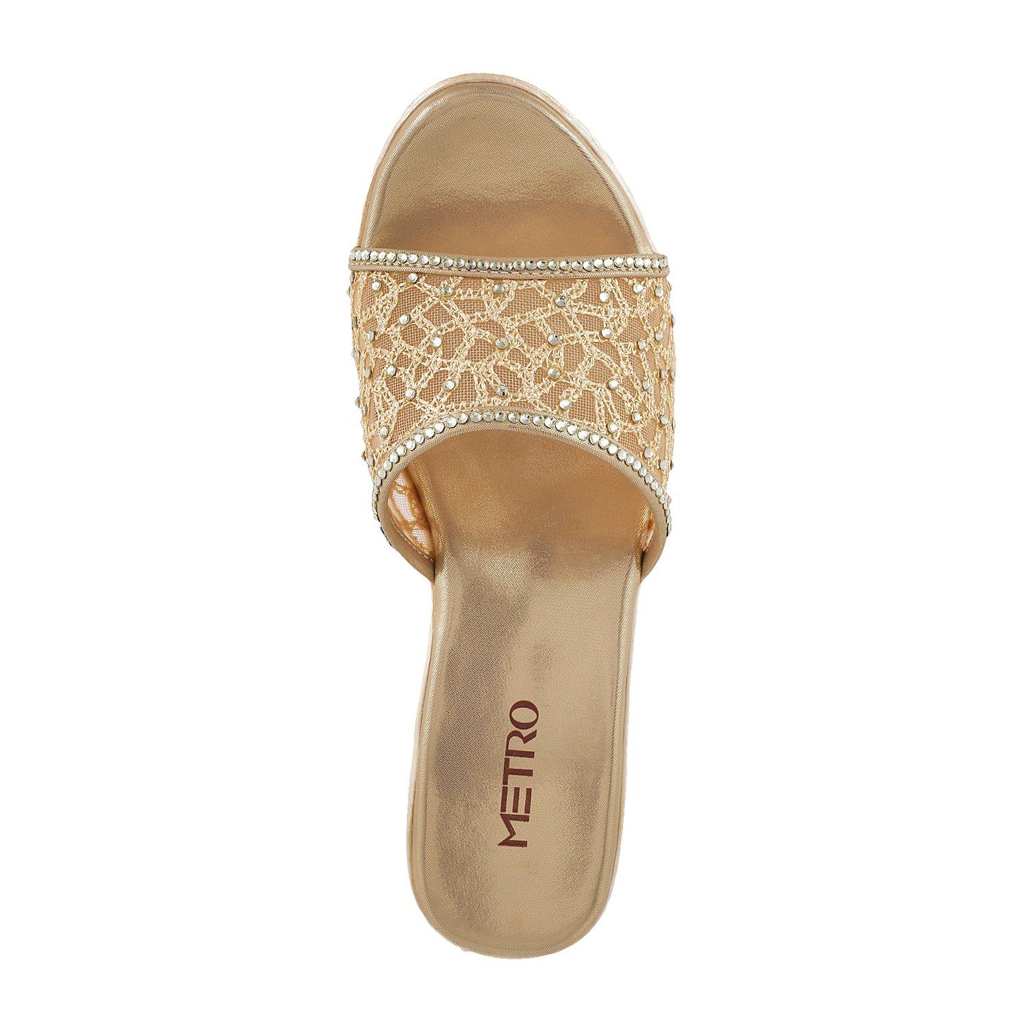 metro women gold synthetic