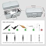 Hrensaw Small Weatherproof Electrical Connection Box Outdoor IP54 Grey view 2