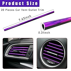 Kewucn 20 PCS Car Air Conditioner Vent Decorative