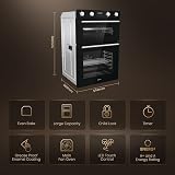 Hisense BID95211BGUK Built In Electric Double Oven Stainless Steel A A Rated view 2
