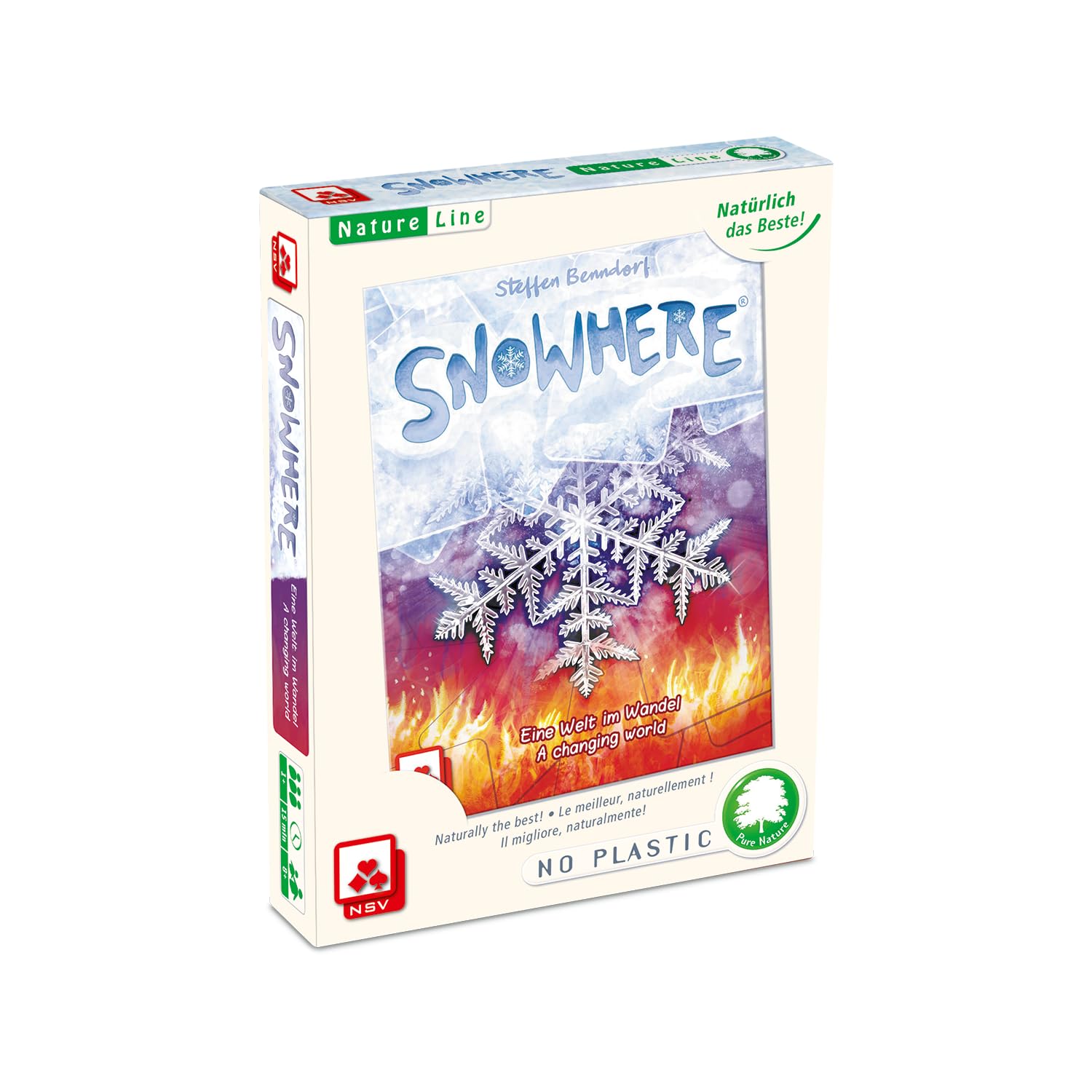 NSV | Snowhere | Card Game | Ages 8+ | 1+ Players | 15 Minutes Playing Time