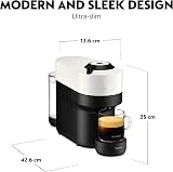Nespresso Vertuo Pop Automatic Pod Coffee Machine Krups Coconut White view 5