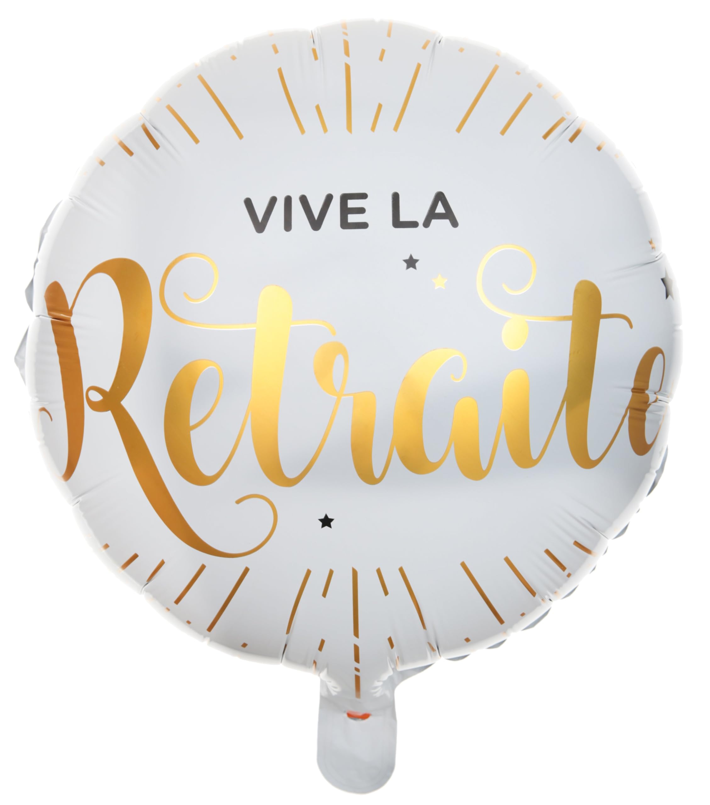 Santex 6239-1 Pack of 1 Aluminium Balloon 35 cm Vive la Retraite