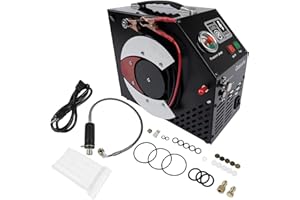 High Performance PCP Air Compressor with Safe Auto Stop, 30Mpa/4500PSI, Portable PCP Airgun Compressor, 12V DC, 110V/220V AC,