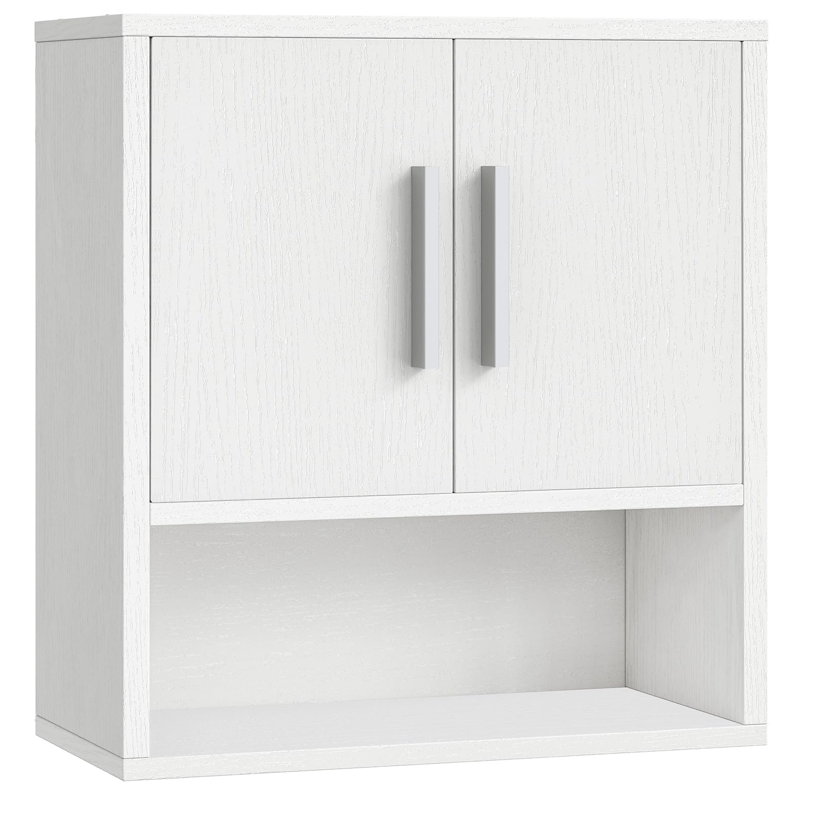 Photo 1 of HOOBRO Bathroom Wall Cabinet, Medicine Cabinet, 15 x 7.1 x 16.1Inches, Adjustable Shelf, Over The Toilet Wall Storage Cabinet, for Bathroom, Bedroom, White