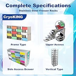 CryoKing Stainless Steels 20-Well (4x5) Side Access