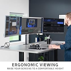 VIVO Premium Triple Monitor Desk Mount for 3