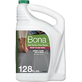 Bona Multi-Surface Floor Cleaner Refill - 128 fl oz - Unscented | Refill for Bona Spray Mops and Spray Bottles - Residue-Free Cleaning Solution for Stone, Tile, Laminate, and Vinyl Floors