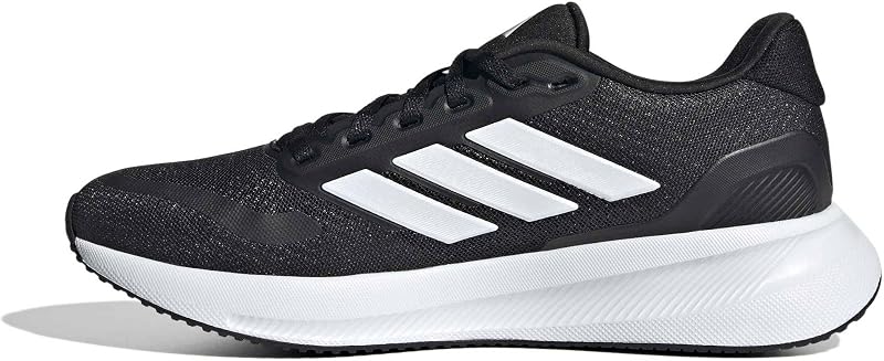 Femme Runfalcon 5 Wide Running Shoes, Core Black/Cloud White/Core Black, 39 1/3 EU
