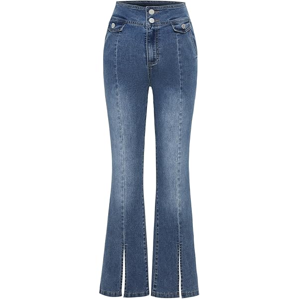 CHICLAZA-pantalon Vaqueros De Pierna Ancha Para ... - Vicedeal