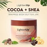 OMIC LightenUp Whipped Cocoa Butter 10.1 fl oz Natural Face Body Moisturizer DIY view 2
