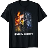 Mortal Kombat X Fire and Ice T-Shirt