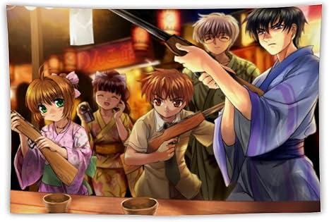 Amazon Co Jp カードキャプターさくら タペストリーアニメ インテリア おしゃれ壁掛け 部屋 ファブリック装飾品 個性ギフト 部屋 壁アート 誕生日プレゼント おしゃれ アニメ 萌え かわいい多機能 グッズ ホーム キッチン