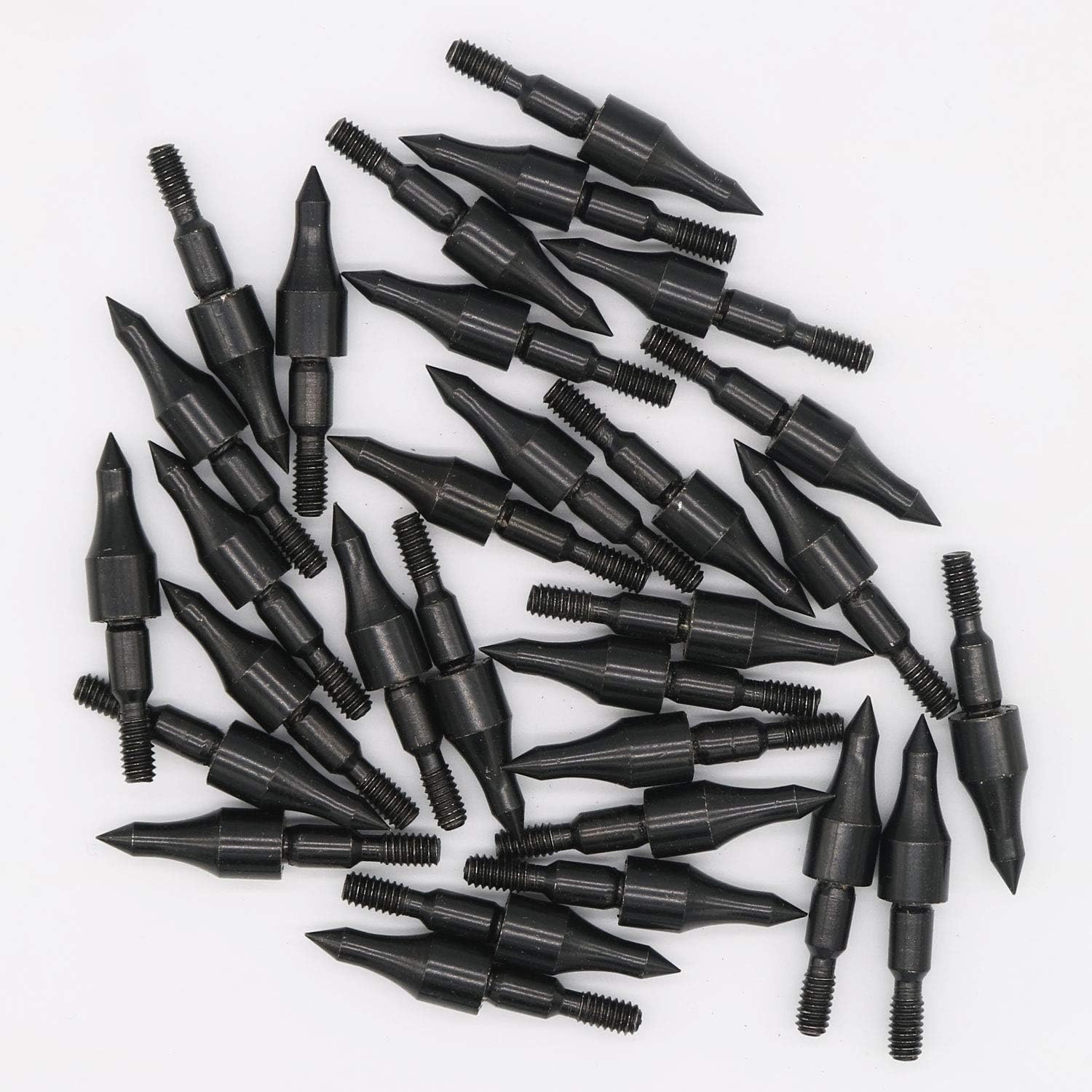 sansheng 20PCS Screw in Archery Bullet Points for Arrows, Bullet Points Arrows Field Target Practice Shooting，100 Grain Each : Sports & Outdoors