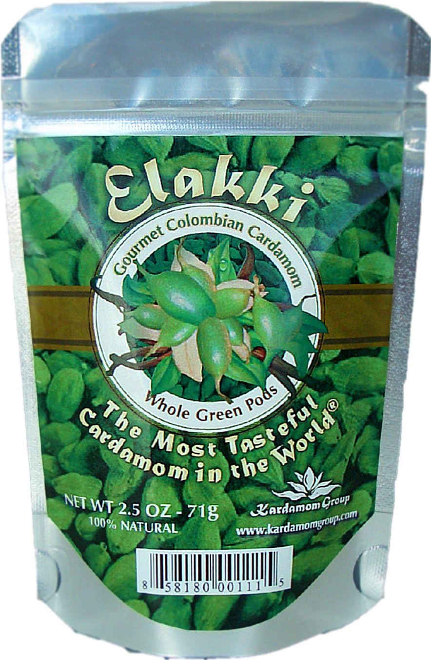 (Pack of 3) Green Cardamom Pods (2.5 Oz) Fresh JUMBO Grade Natural Hand Selected