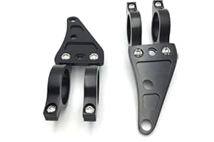 SMT-MOTO SMT-Black 41mm Turn Signal Clamps Headlight Mount Bracket Fork Ear Chopper Cafe Racer Black Compatible with Universal CBR Kawasaki Suzuki Yamaha Harley Davidson [B01M2ZJE4L]