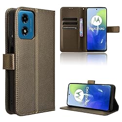 Elubugod Compatible with Motorola Moto G24 Leather