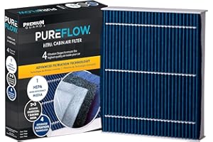 PREMIUM GUARD PureFlow HEPA Cabin Air Filter PC99542HX | Fits 2020-2025 Ford Explorer, Escape, 2021-2025 Bronco Sport, 2022-2025 Maverick, 2021-2025 Mustang Mach-E, 2020-2025 Police Interceptor Utility
