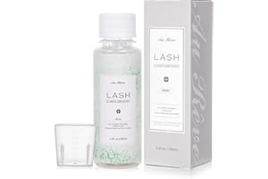 AUREVE Eyelash Cleanser Concentrate 100ml Eyelash Extension Cleanser Inside the Eyelash Extension Kit Oil-Free Eyelash Extension Shampoo Perfect for Salon-Can Make Ten 60ml bottles of Lash Shampoo，Aloe