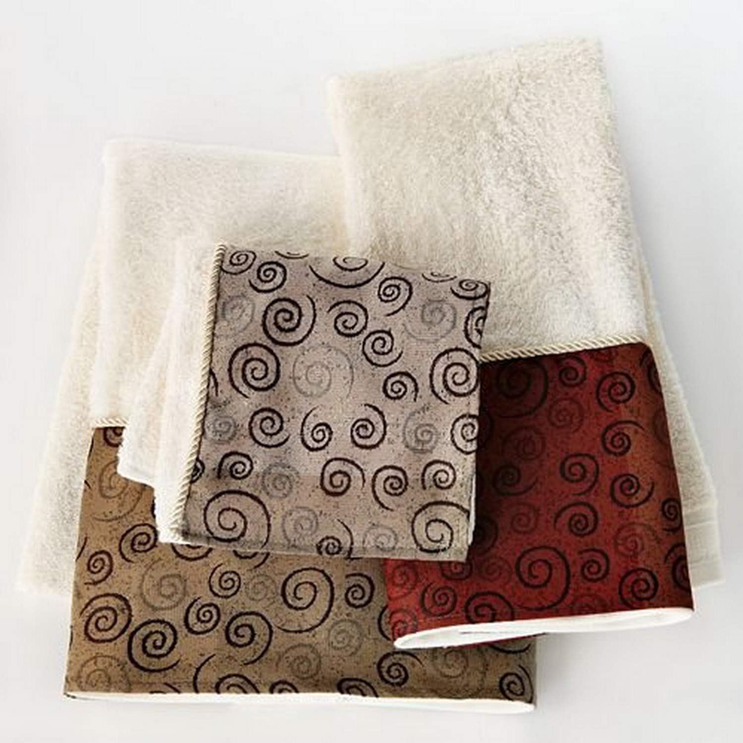 Popular Bath Bath Towels, Miramar Collection, 3-Piece Set, Multicolor
