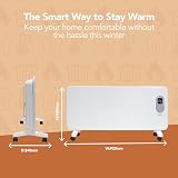 Igenix Smart Electric Panel Heater 2000 W Alexa Remote view 3