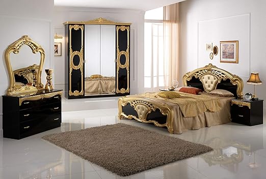 Lignemeuble Betsy Set Per Camera Da Letto Stile Barocco