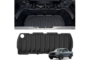 SMABEE Rear Truck Bed Lower Storage Mat for 2017-2026 Honda Ridgeline Crew Cab Under Bed Storage Liner Frunk Mat, TPE All Weather Frunk Mat Cargo Liner for Ridgeline Accessories Inteior Black