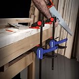 WORKPRO Ratchet Bar Clamp Set 150mm Jaw 285mm Spread 68kg 2-Pack view 9