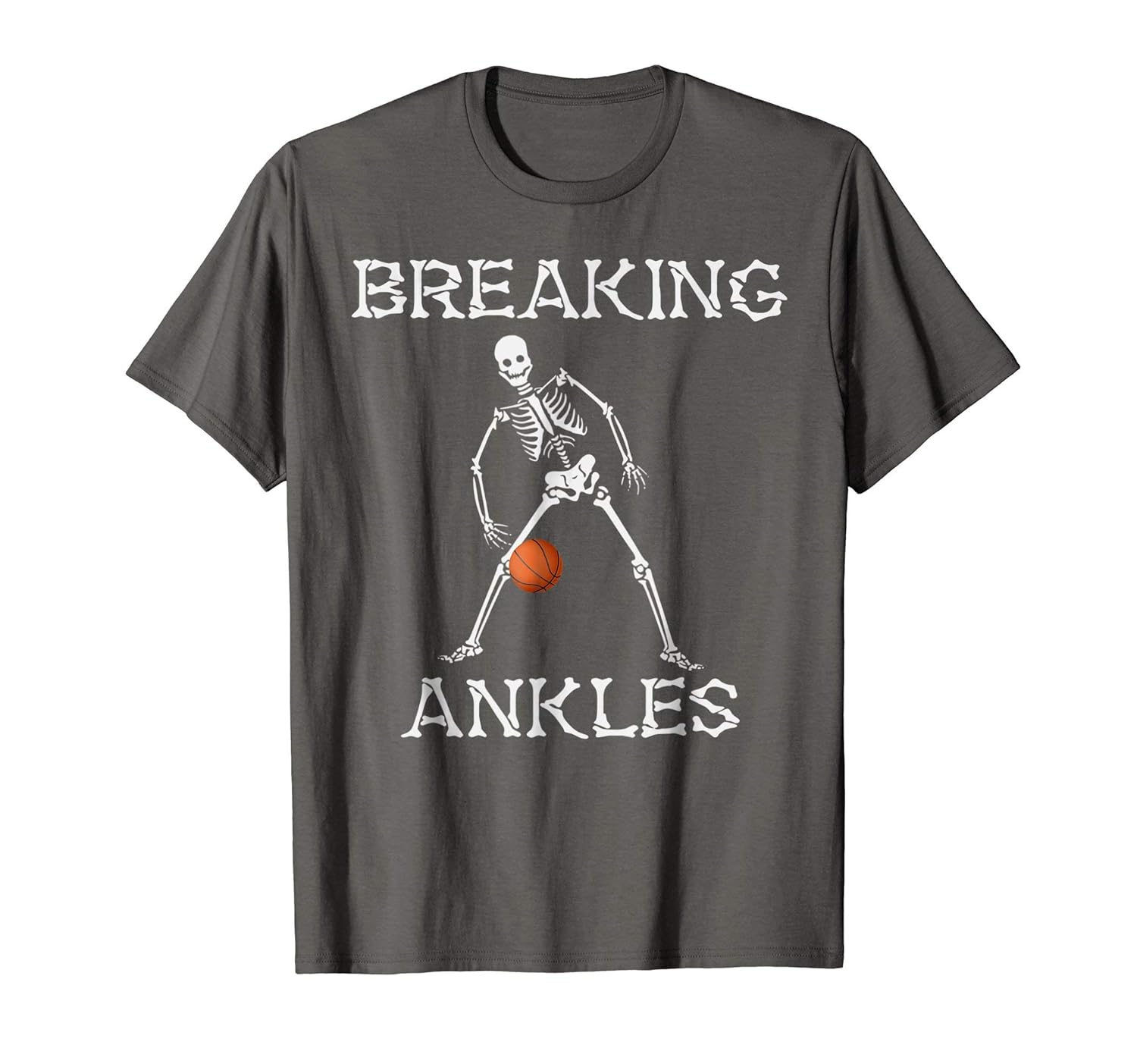 Basketball Skeleton Halloween TShirt- Breaking Ankles Shirt-ANZ