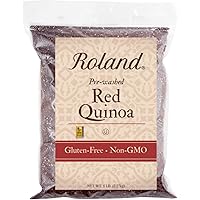 Roland Foods Red Quinoa from Peru, Pre-washed, 5 Lb Bag
