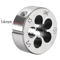 uxcell 1/2-13 UNC Round Die, Machine Thread Right