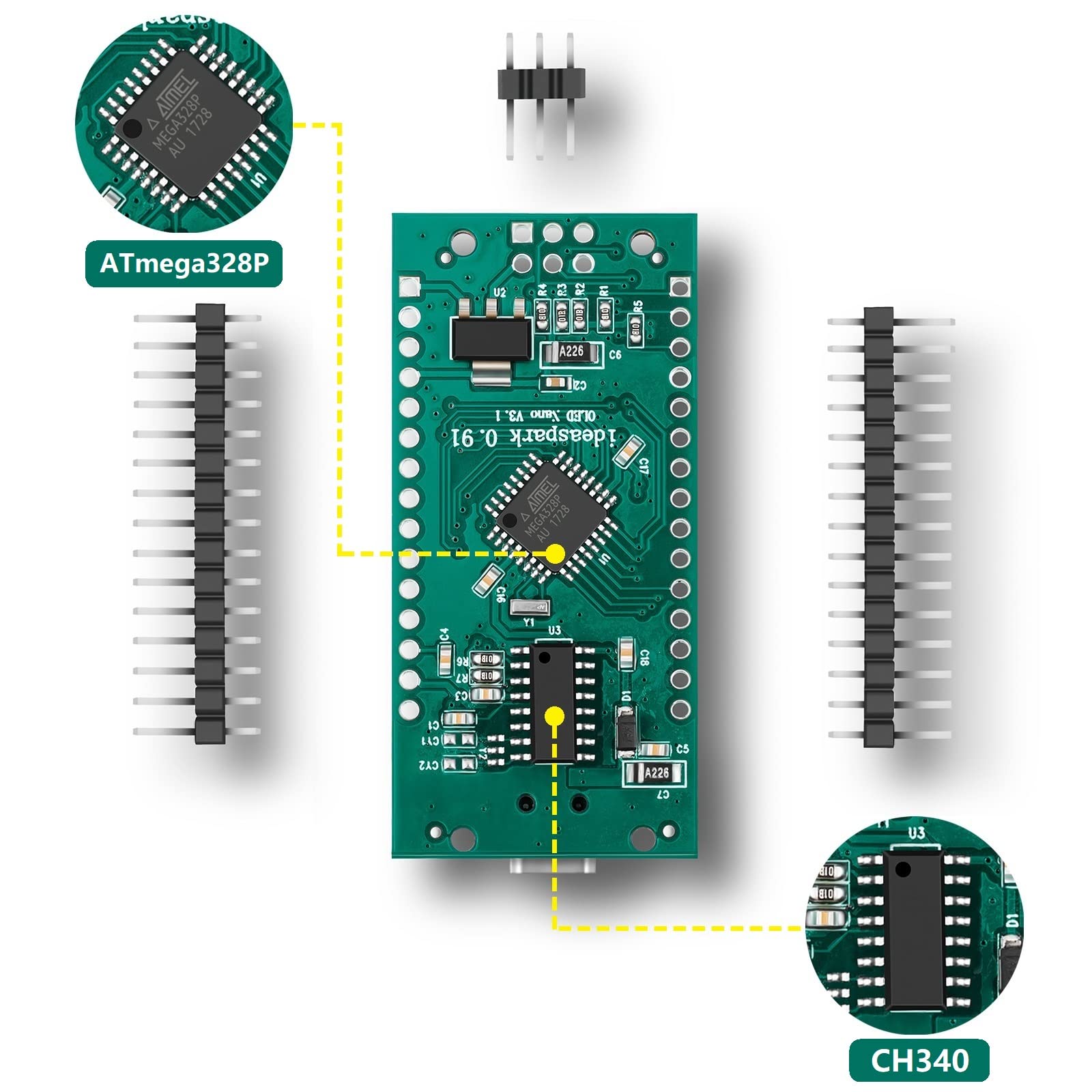 Mua ideaSpark Nano V3.0 Nano Board ATmega328P CH340 Microcontroller ...