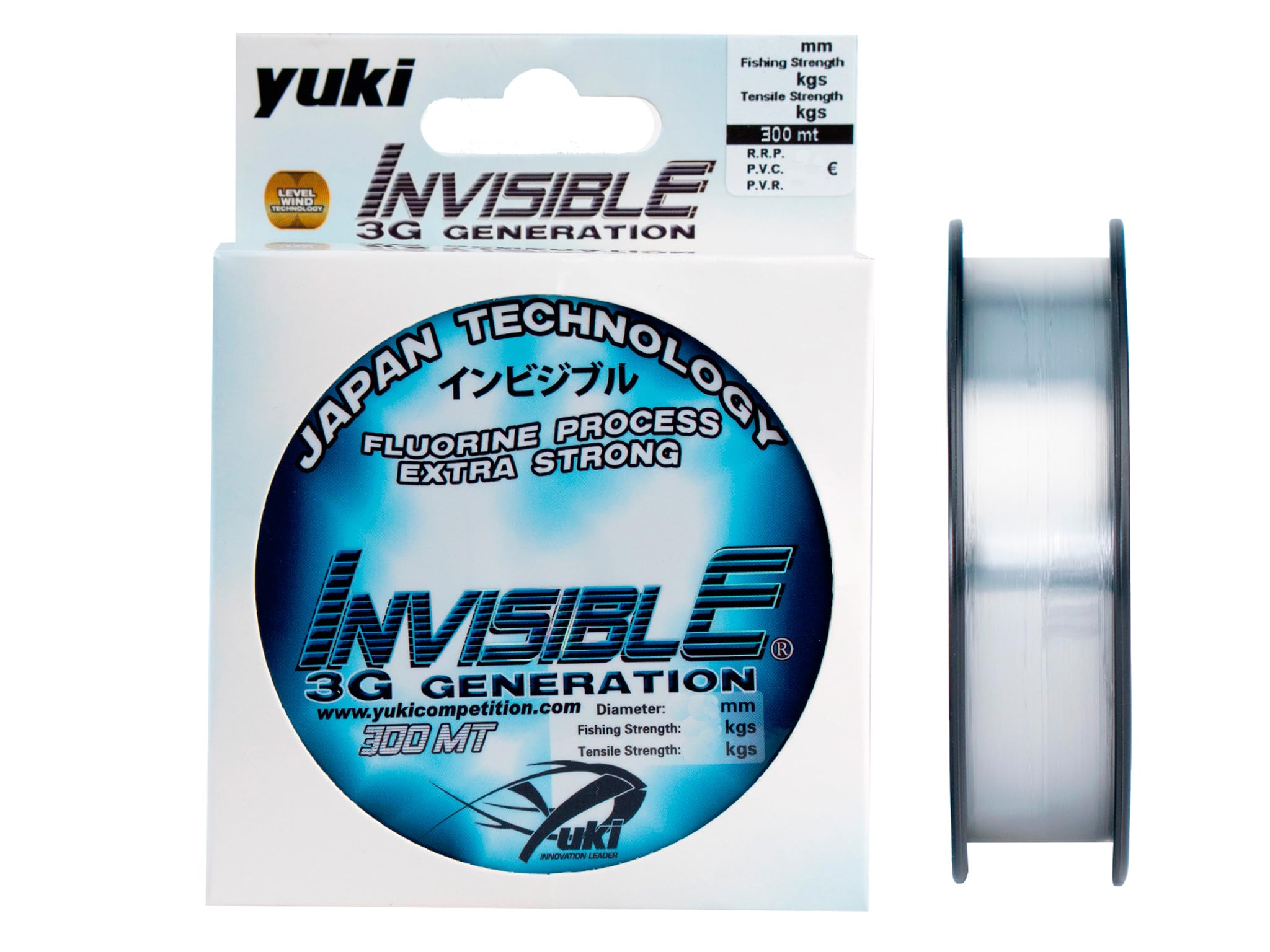 Yuki invisble line (clear, 0.25mm)