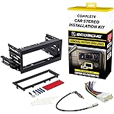 Scosche GM9505CS Complete Single DIN Stereo Installation Kit for Select Non-Amplified 1995-05 GM Full Size Trucks and SUV's - No Steering Wheel Remote - See Fit Guide in Images to Verify Your Vehicle
