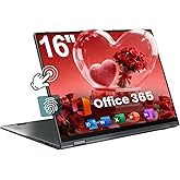 jumper 16 inch Convertible Laptop, Laptop Computer with Quad Core N95 Processor (Up to 3.4GHz), 16GB DDR5 RAM 640GB Storage, 360 Degree Touchscreen, Backlit Keyboard, Fingerprint Reader, BT5.2, WiFi 6
