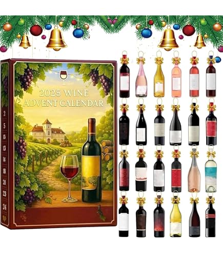 Calendrier De L'Avent 2025 Avec 24 Bouteilles De Bière - Compte à Rebours Noël - Cadeau Original Pour Amateurs De Bière