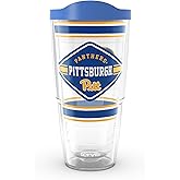 Tervis Pittsburgh Panthers - First String Made in USA Double Walled Insulated Tumbler Travel Cup Keeps Drinks Cold & Hot, 10oz, Classic