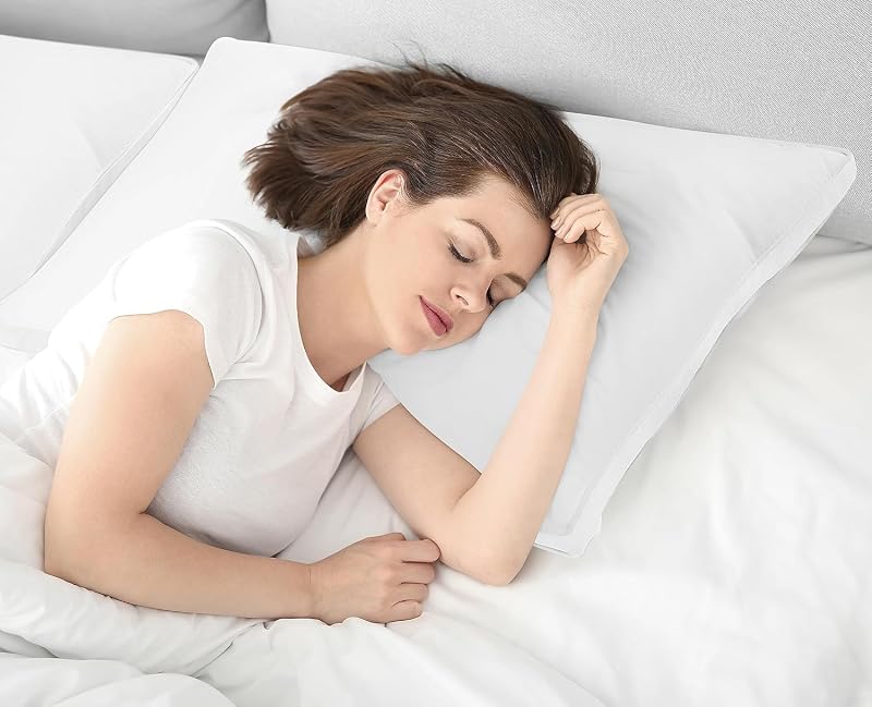 Almohada 40 x 80 cm Pack de 2, Microfibra, Blanco