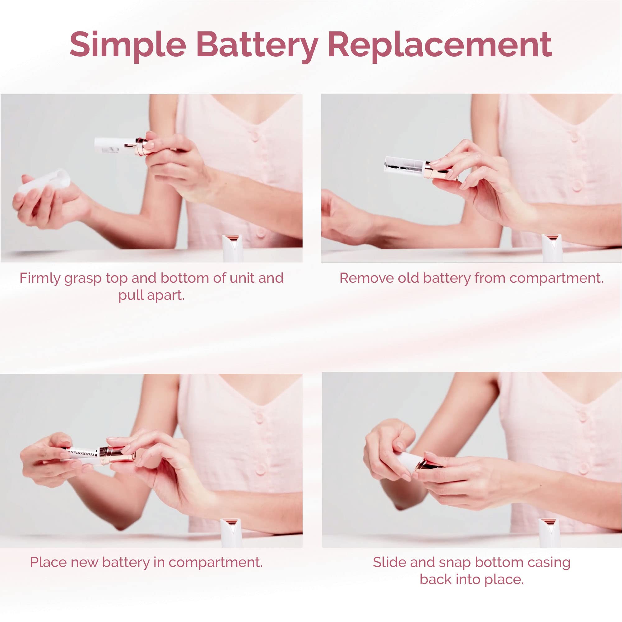 Finishing Touch Flawless Women's Painless Hair Remover, Parisian Blue, 1 Count