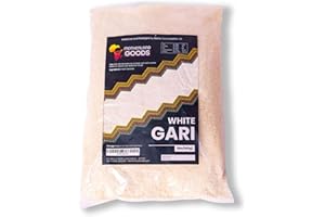 MOTHERLAND GOODS White West African Gari - Premium Ghana Garri - Gluten Free, Fine Quality Cassava Grits (4 lbs)