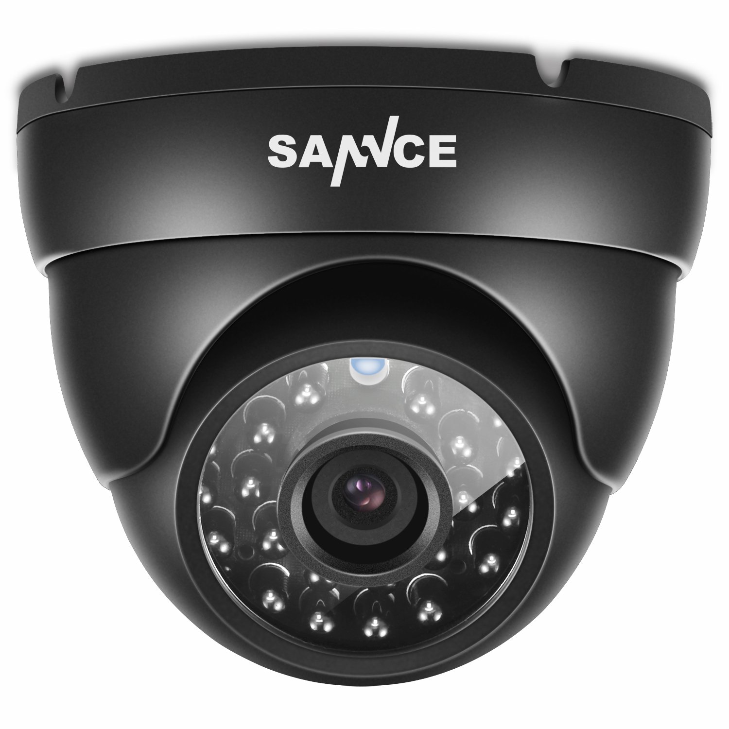 SANNCE 1080P Security CCTV Dome Camera AHD/TVI/CVI/CVBS 4-in-1 for Analog Surveillance System 2MP, 100 FT Super Night Vision, 3.6 MM Lens Weatherproof IP66 Casing, NO Adapter