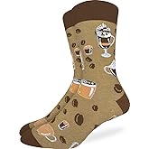 Good Luck Sock Men's Coffee & Tea Socks, Adult