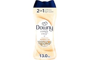Downy Blends In-Wash Laundry Scent Booster Beads, Toasted Vanilla Scent, 13 OZ, Fabric Sottener Beads and Freshness