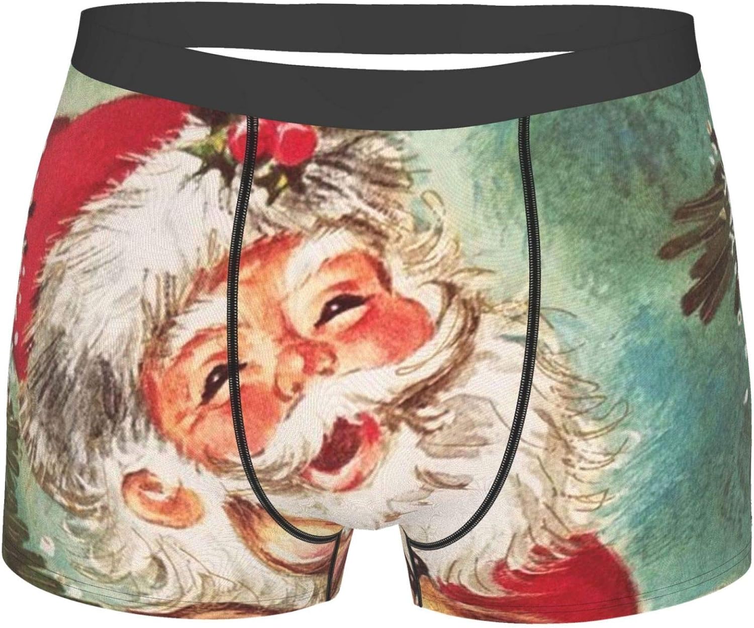 Men'S Boxer Briefs Christmas Vintage Santa Mens Underwear, Boxer Briefs