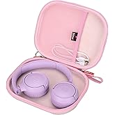 Mchoi Hard Case Suitable for JBL Tune 500BT / 510BT / 520BT On-Ear Wireless Bluetooth Headphone, Waterproof Shockproof Headphone Carrying Protective Cas, Pink, Case Only