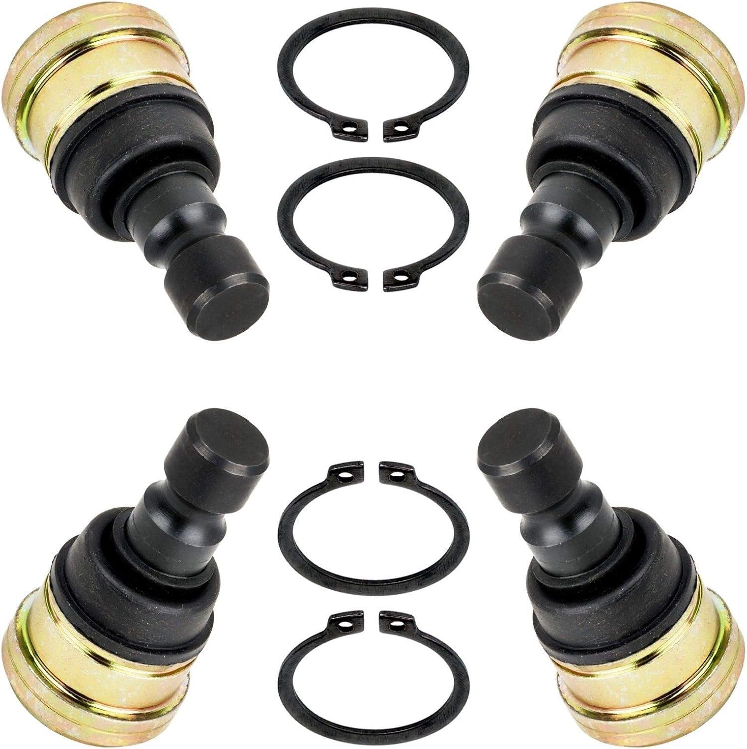 Caltric 4 Front Suspension Lower And Upper Ball Joint for